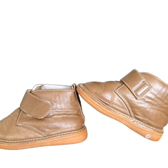 Wee squeak tan ankle boots size 6/22 - Picture 4 of 8